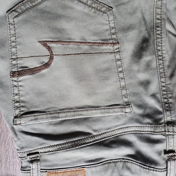 Green Army Style Pants - Picture 2 of 4